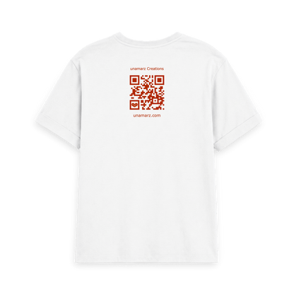 White Printed T-shirt Back