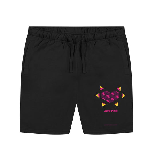 Black Love Pink - Men's Organic Cotton Shorts