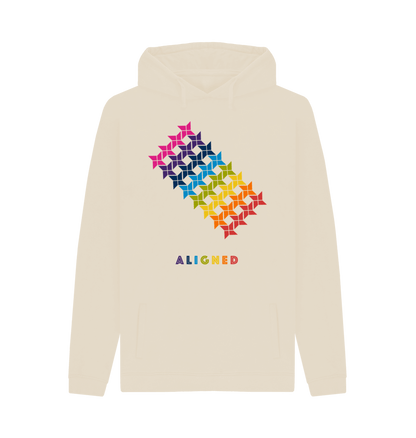 Oat Printed Hoody Front
