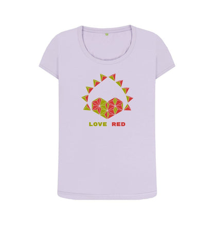 Violet Love Red - Women's Scoop Neck T-shirt