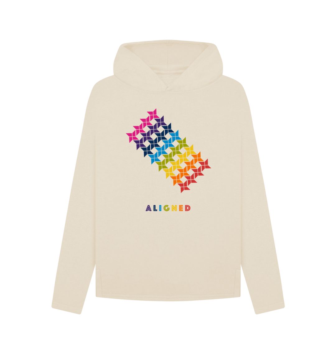 Oat Aligned - Women's Relaxed Fit Hoodie