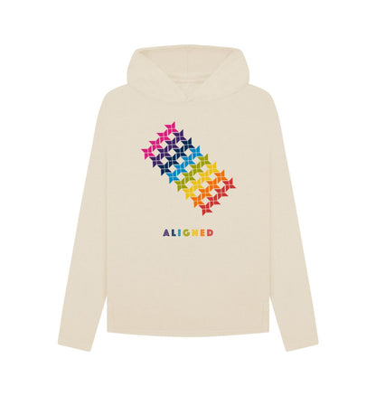 Oat Aligned - Women's Relaxed Fit Hoodie