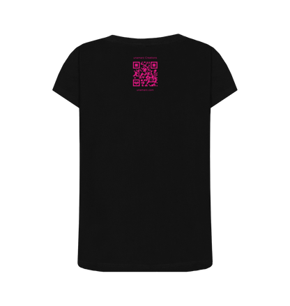 Black Printed T-shirt Back