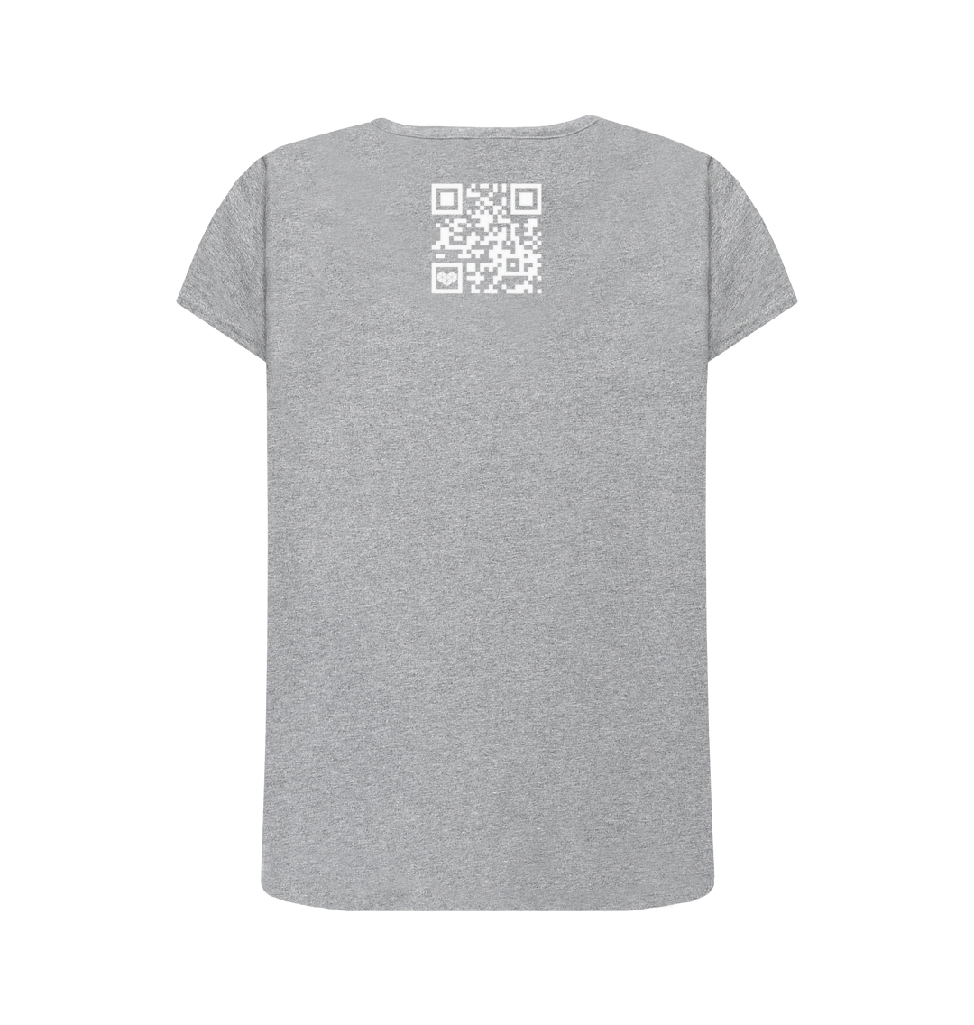Athletic Grey Printed T-shirt Back