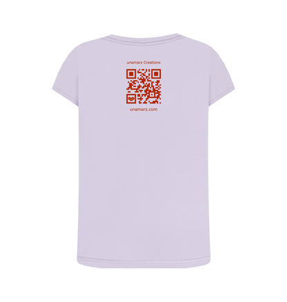 Violet Printed T-shirt Back