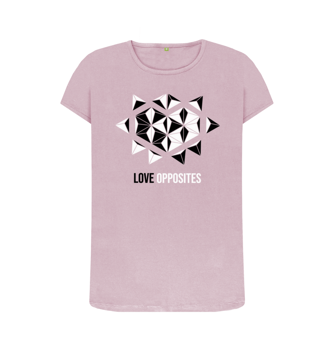 Mauve Printed T-shirt Front