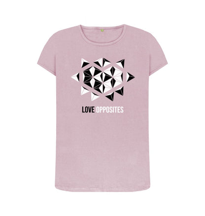 Mauve Love Opposites - Women's Crew Neck T-shirt - 7 colours