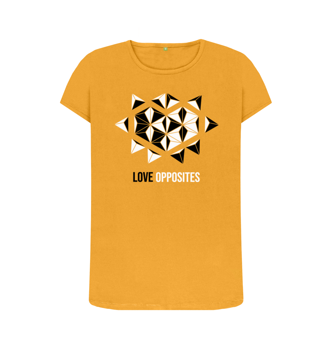 Mustard Printed T-shirt Front