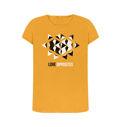Mustard Love Opposites - Women's Crew Neck T-shirt - 7 colours