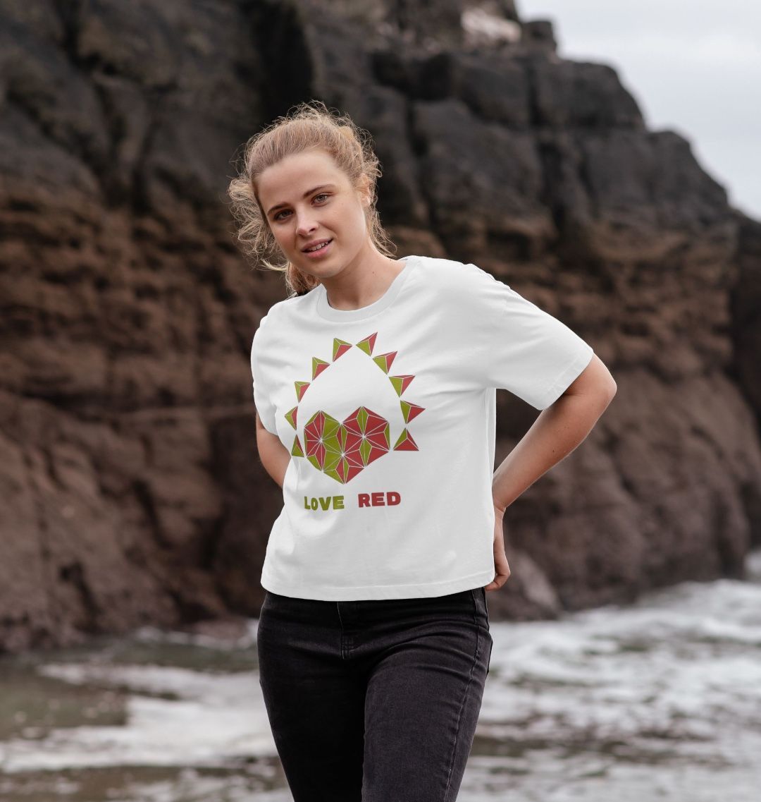 Love Red - Women's Boxy Tee