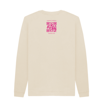Oat Printed Sweater Back