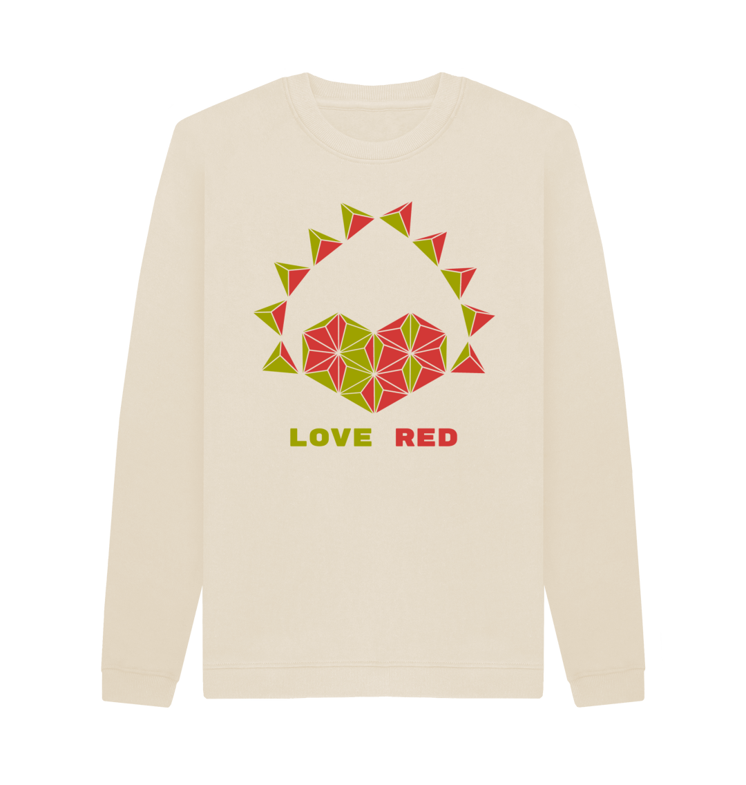 Oat Printed Sweater Front