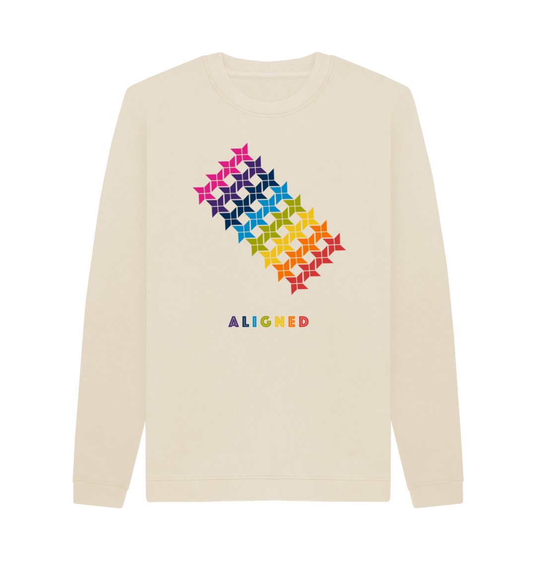 Oat Printed Sweater Front