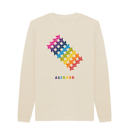 Oat Printed Sweater Front