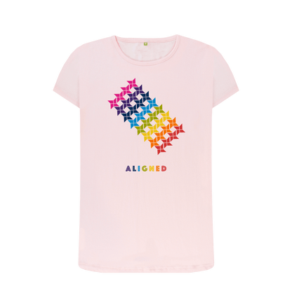 Pink Printed T-shirt Front