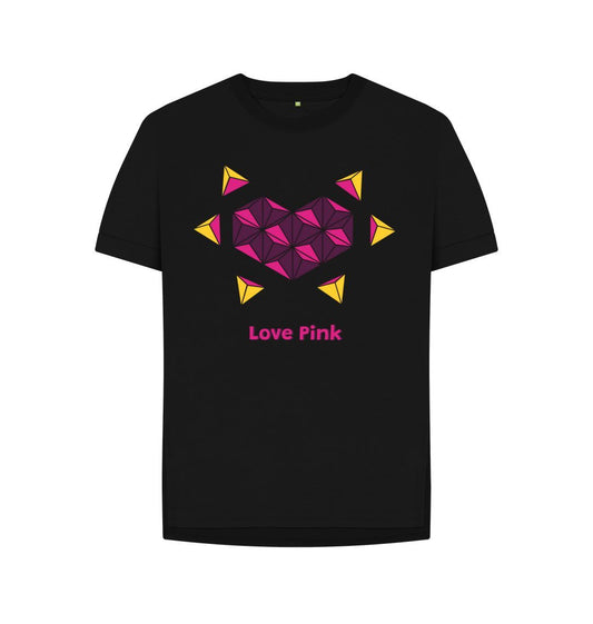 Black Love Pink - Women's Relaxed Fit Tee