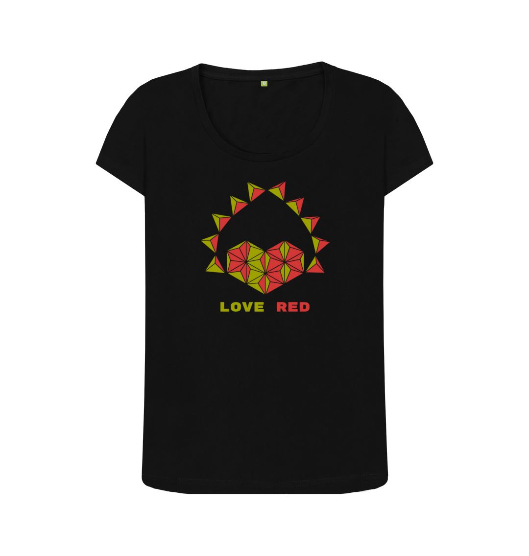 Black Love Red - Women's Scoop Neck T-shirt