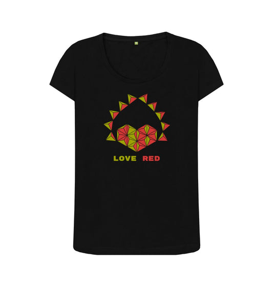 Black Love Red - Women's Scoop Neck T-shirt