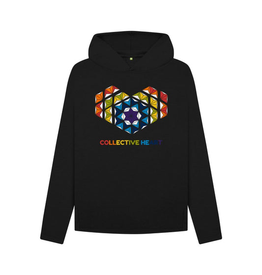Black Collective Heart - Women's Relaxed Fit Hoodie
