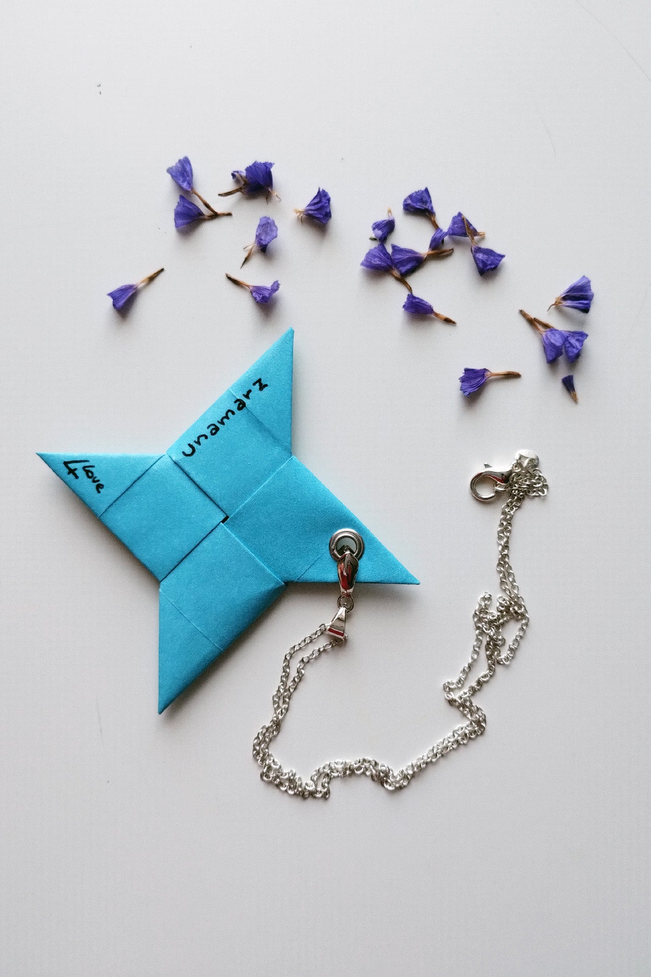 4Love Necklace - Light Blue