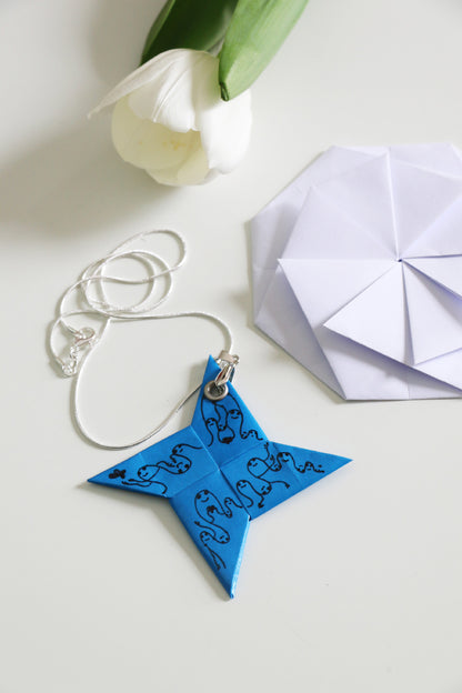 4Love Necklace - Waves - Blue