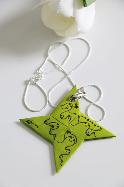 4Love Necklace - Waves - Green