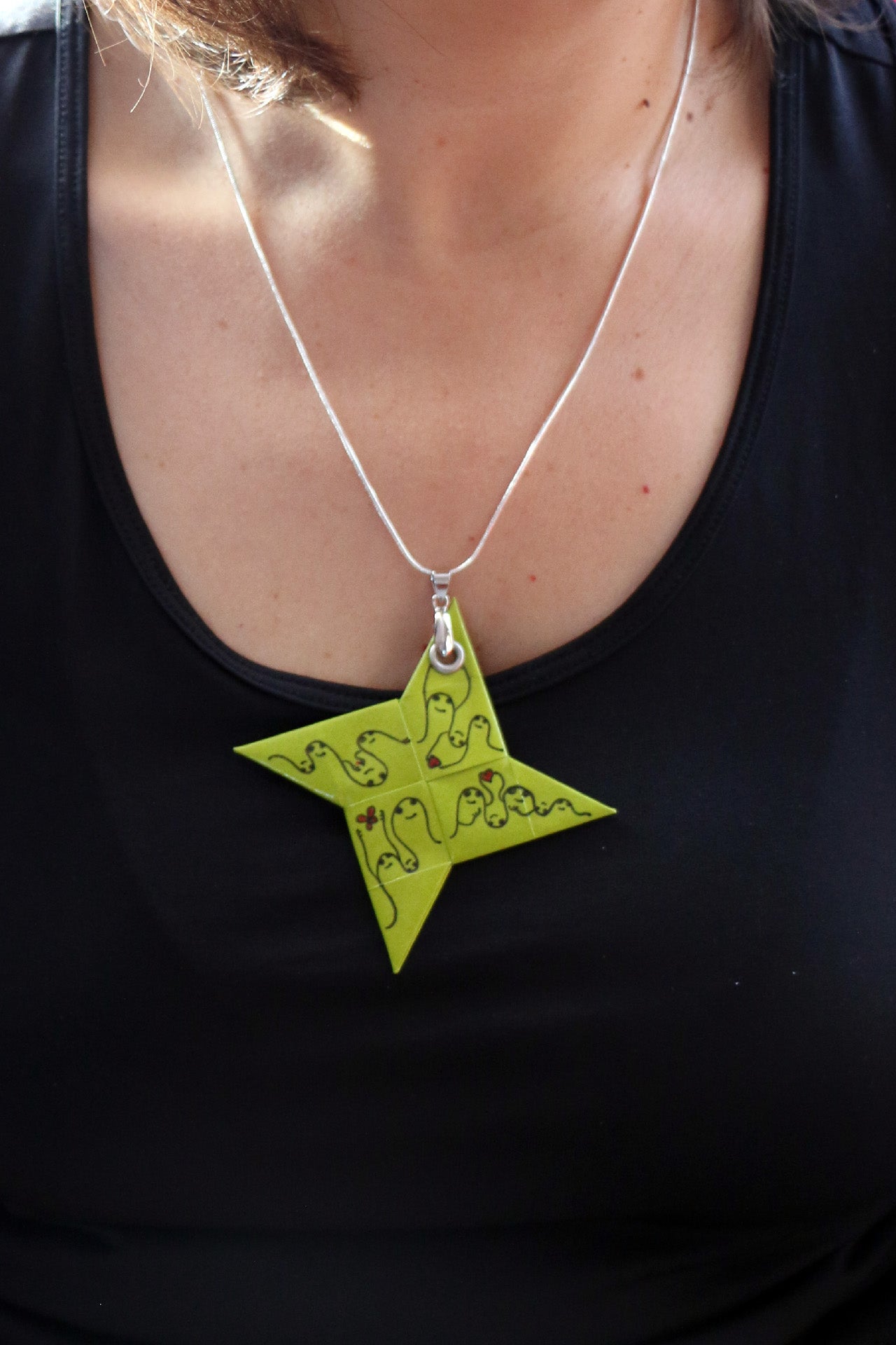 4Love Necklace - Waves - Green