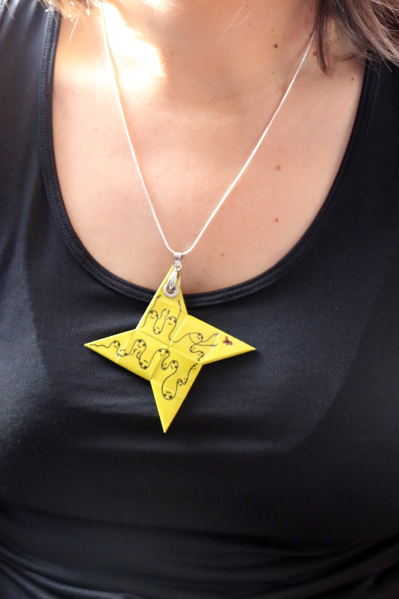 4Love Necklace - Waves - Lime