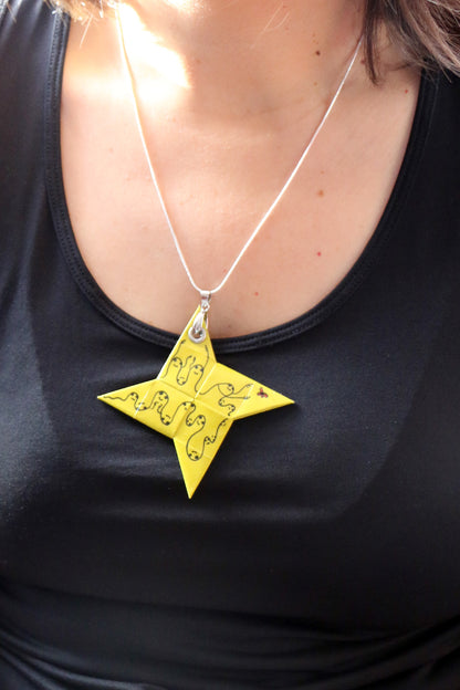 4Love Necklace - Waves - Lime