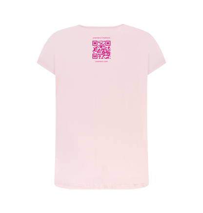 Pink Printed T-shirt Back
