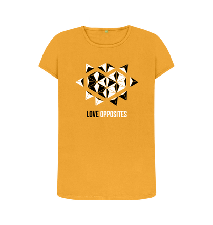 Mustard Love Opposites Women crew neck T-shirt n