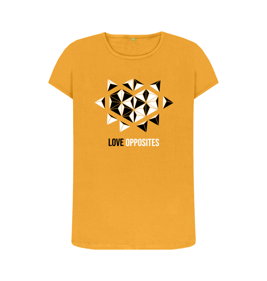 Mustard Printed T-shirt Front
