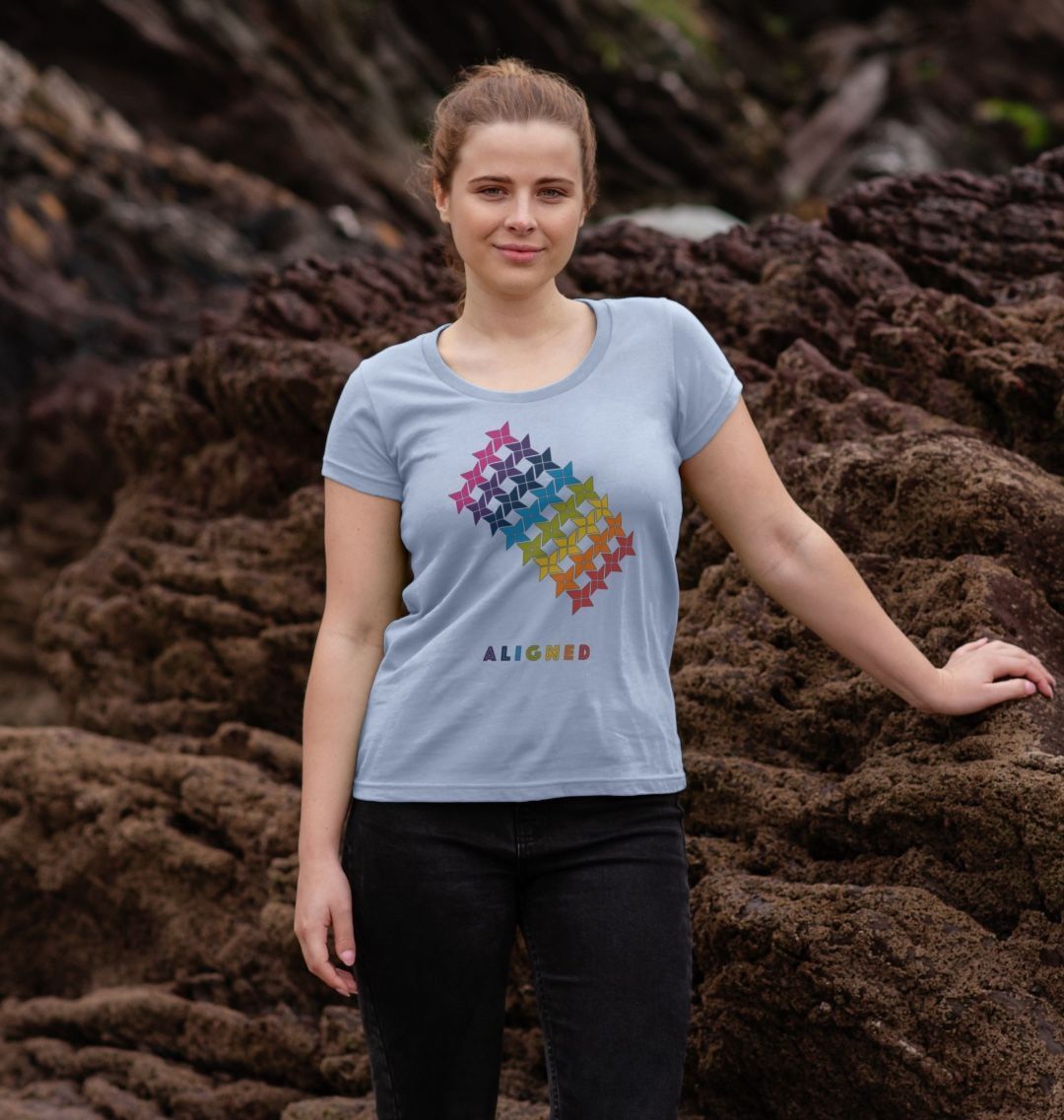 Aligned - Women's Scoop Neck T-shirt