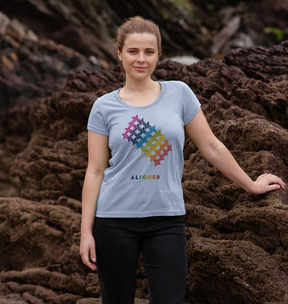 Aligned - Women's Scoop Neck T-shirt