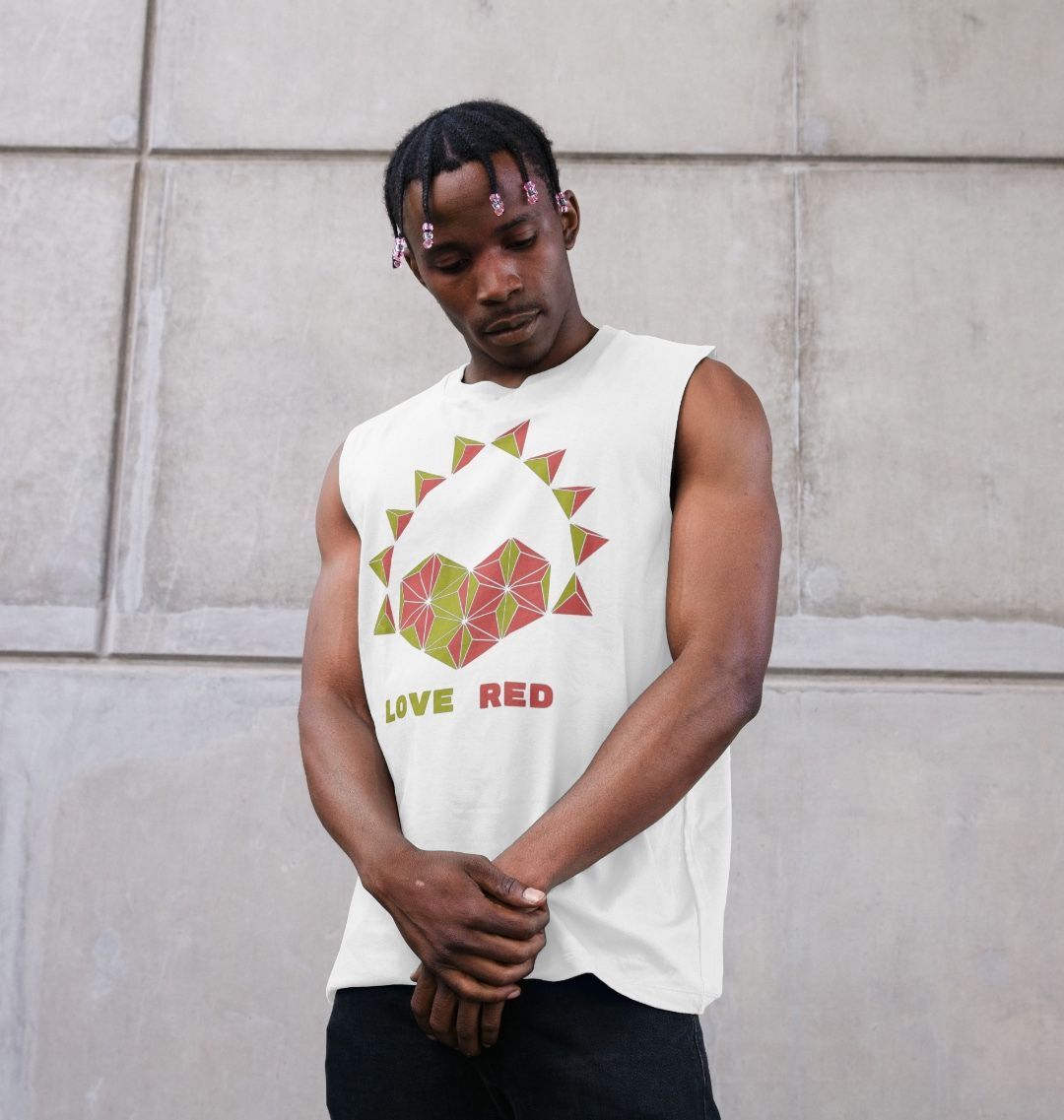 Love Red - Men's Organic Cotton Vest