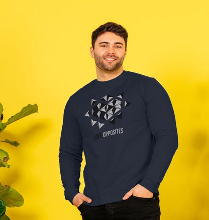 Love Opposites - Men's Crew Neck Sweater - 5 colours