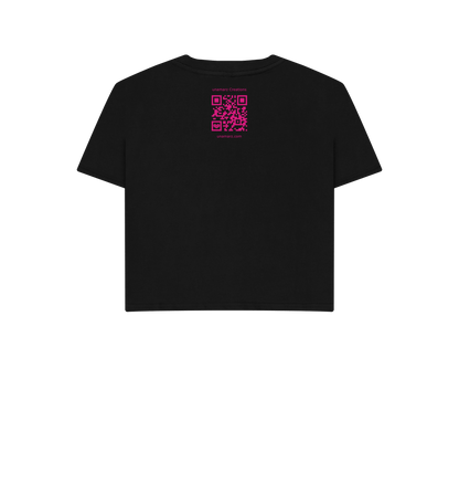 Black Printed T-shirt Back