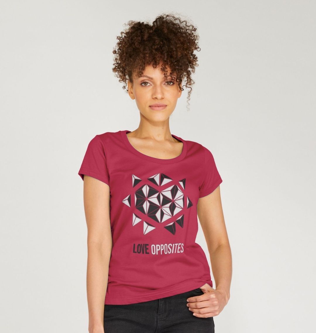 Love Opposites - Women's Scoop Neck T-shirt - 6 colours