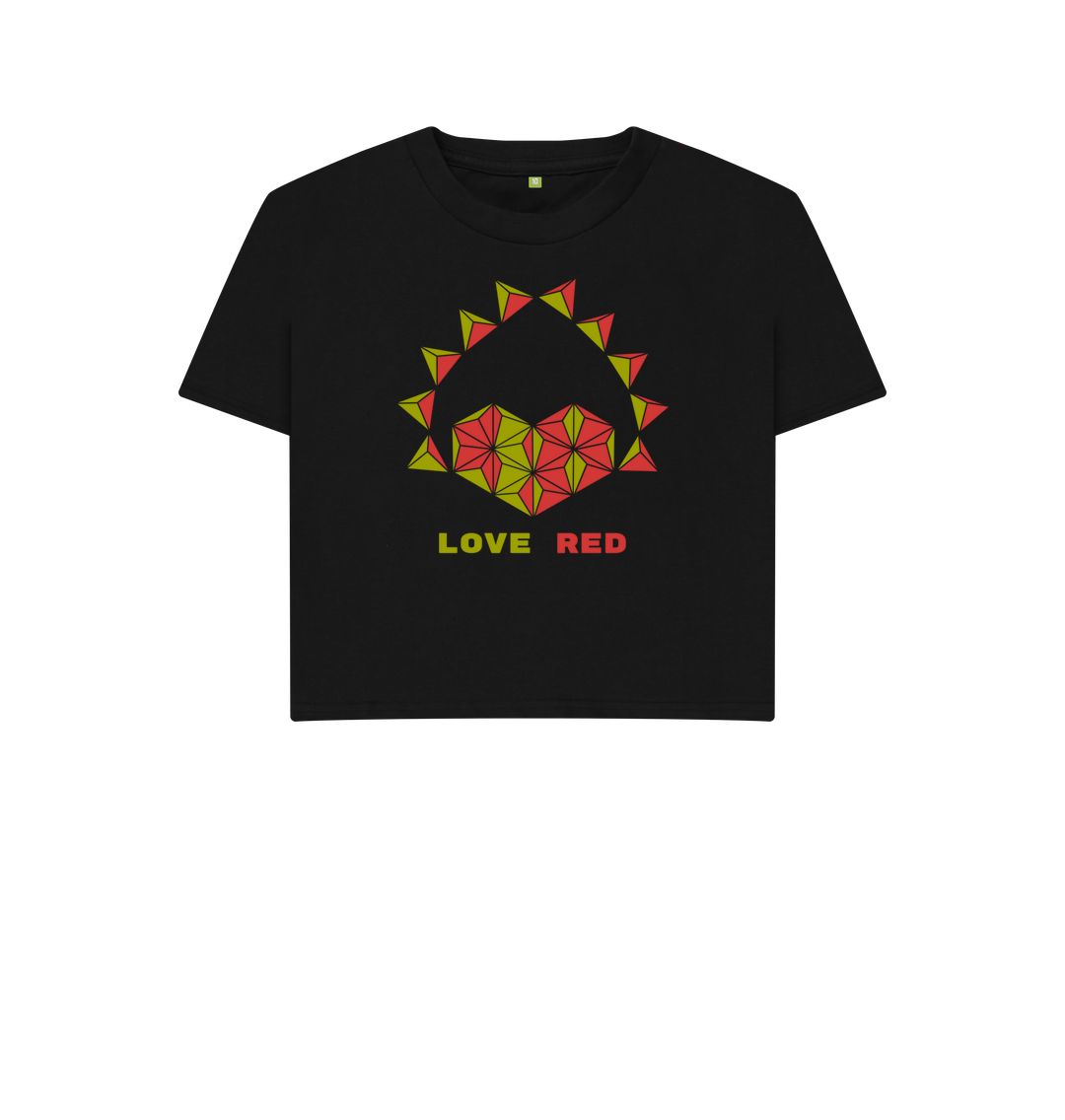 Black Love Red - Women's Boxy Tee