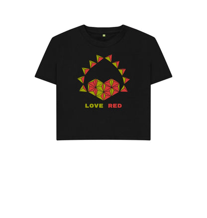 Black Love Red - Women's Boxy Tee
