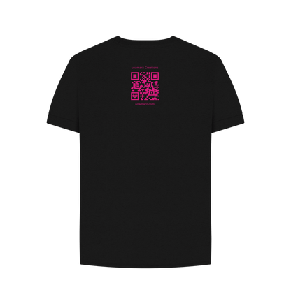 Black Printed T-shirt Back
