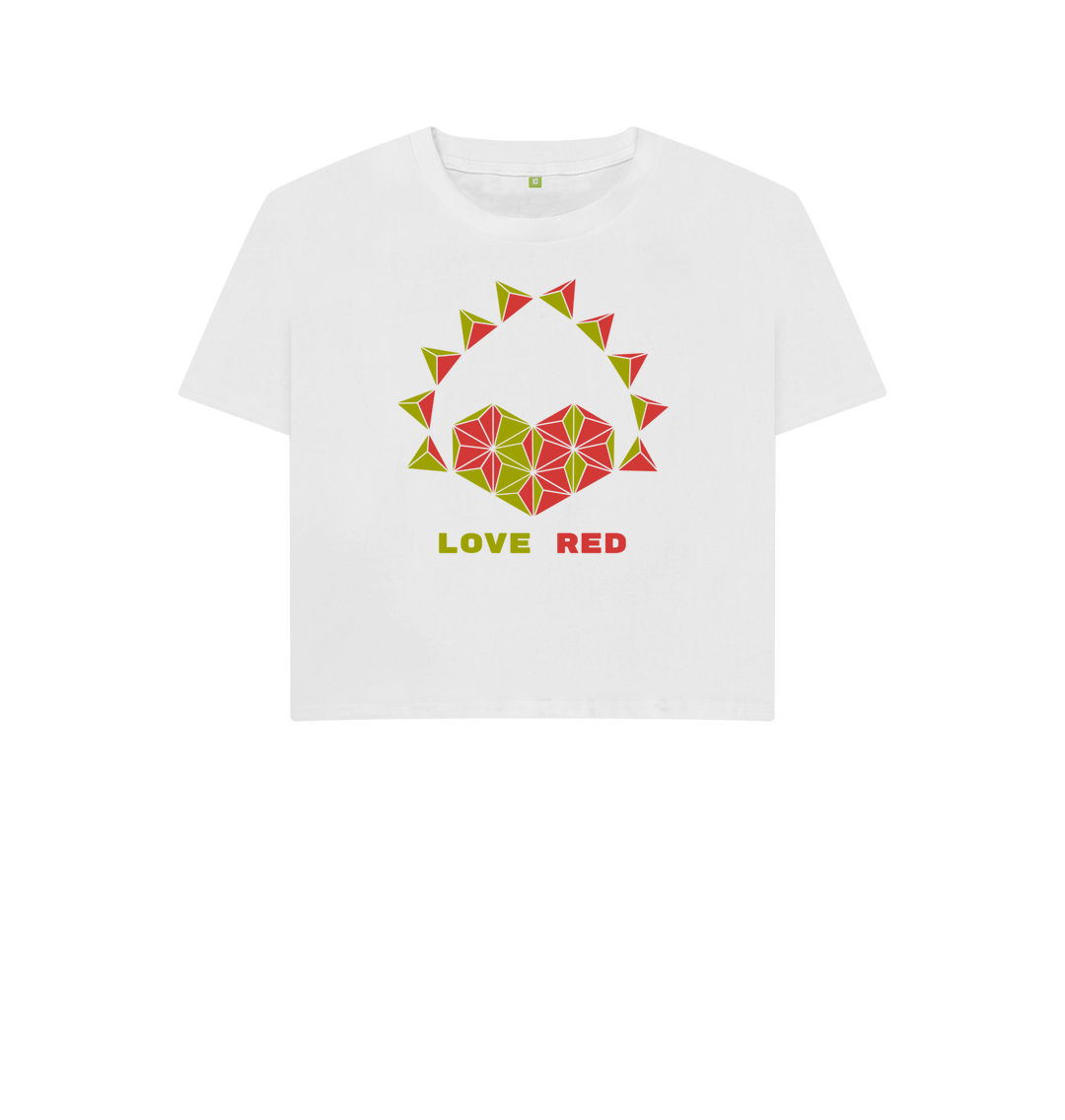 White Printed T-shirt Front