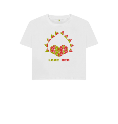 White Printed T-shirt Front