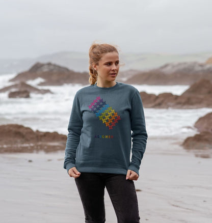 Aligned - Women's Crewneck Sweater
