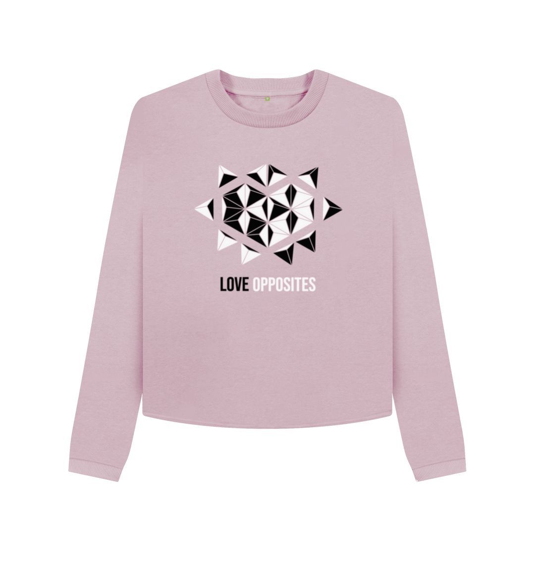 Mauve Love Opposites - Women's Boxy Jumper - 3 colours