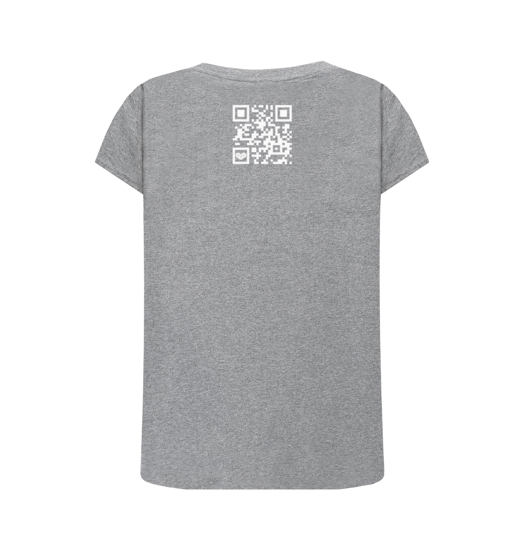 Athletic Grey Printed T-shirt Back