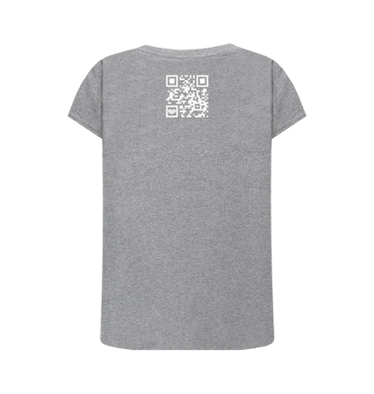 Athletic Grey Printed T-shirt Back