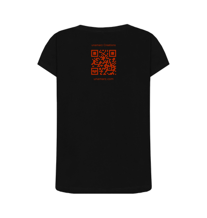 Black Printed T-shirt Back