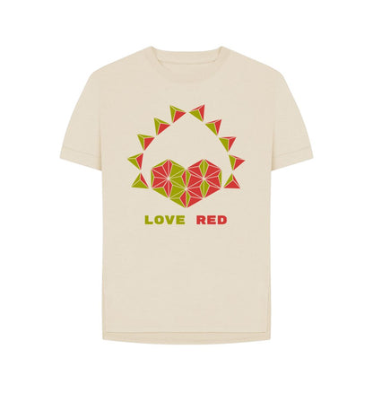 Oat Love Red - Women's Relaxed Fit Tee