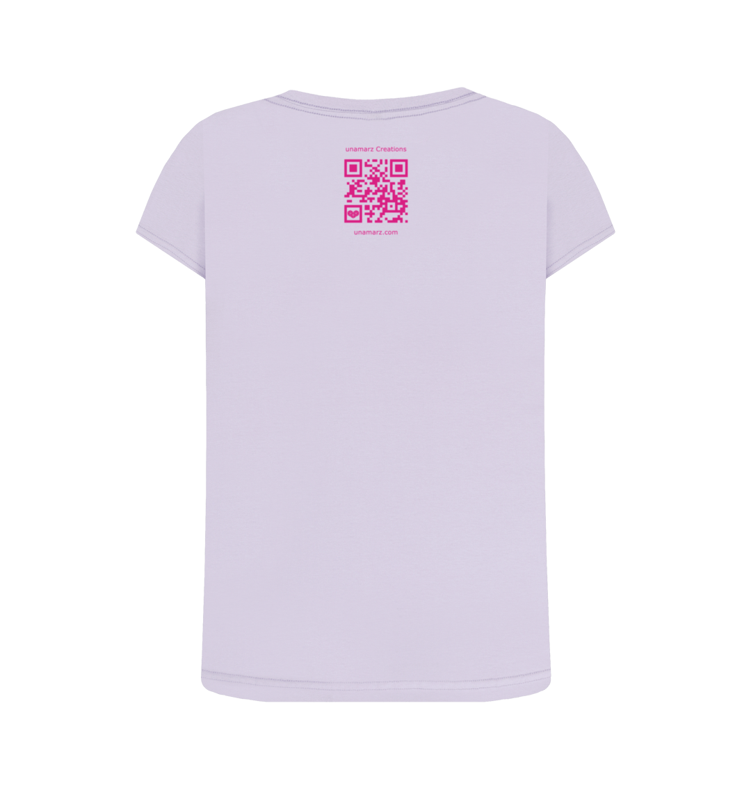 Violet Printed T-shirt Back
